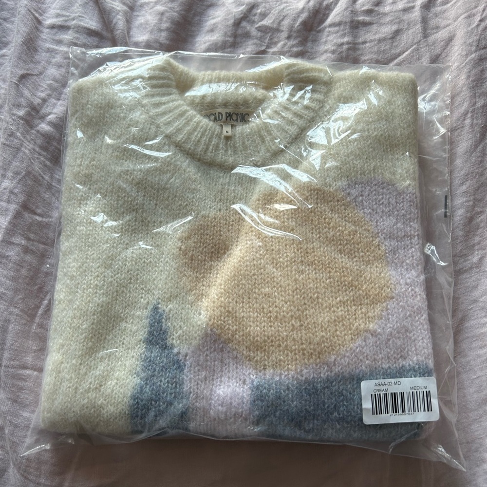 Cold Picnic Sweater, Medium, NWT - Picture 2 of 3
